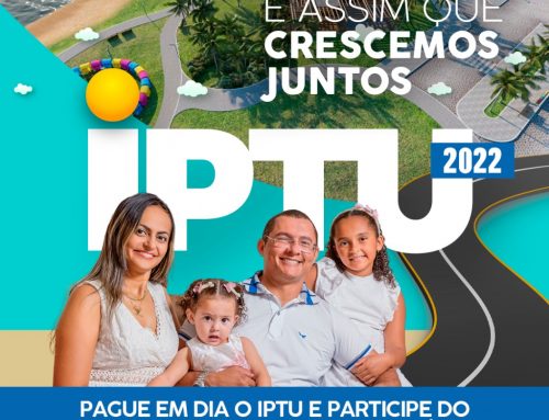 Prefeitura de Lagarto informa: IPTU 2022 já está disponível. Confira data para pagamento em cota única com desconto