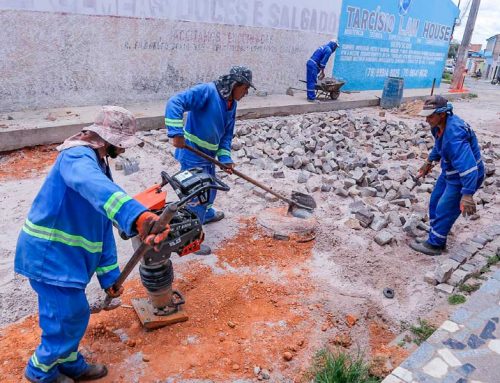 Prefeitura de Lagarto realiza serviços de revitalização e drenagem em ruas da cidade