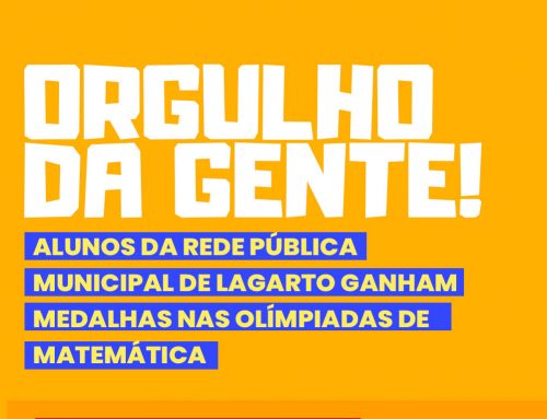 Estudantes da Rede Municipal de Lagarto são premiados na Olímpiada Brasileira de Matemática