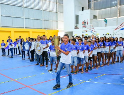 Cerimônia de abertura dos Jogos Estudantis em Lagarto: promovendo a inclusão e valores esportivos