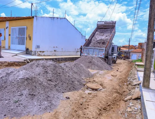 Prefeitura de Lagarto dá início às obras de calçamento em sete ruas no Bairro Santa Terezinha