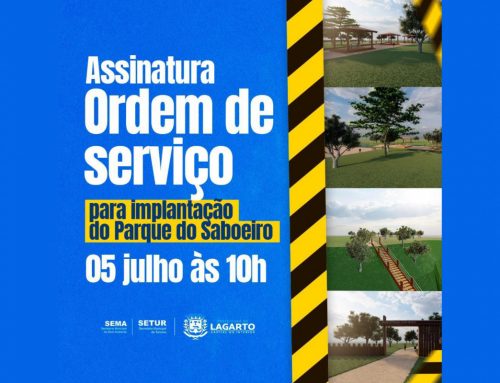 Prefeitura de Lagarto convida para assinatura da ordem de serviço para implantação do Parque do Saboeiro