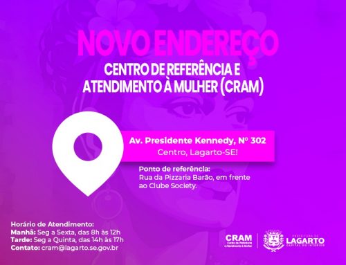 Centro de Referência e Atendimento à Mulher (CRAM) está em novo endereço